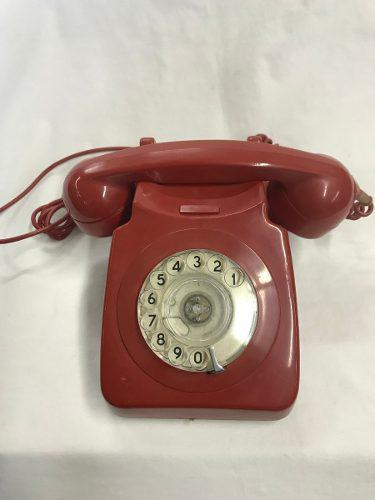Telefono Rojo Marca Gec May 1977 Funcional
