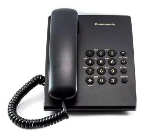 Teléfono Alámbrico Panasonic Kx-ts500 Negro