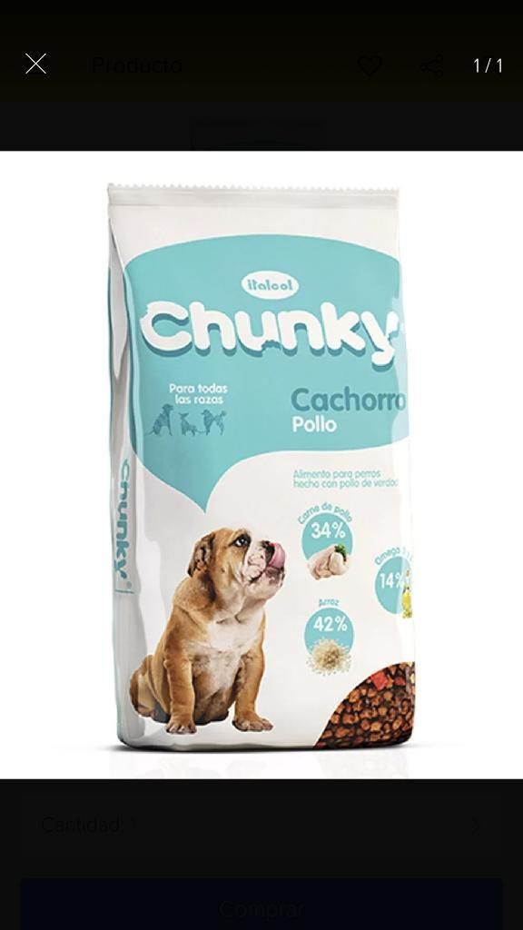 Chunky Cachorros X 18 Kls