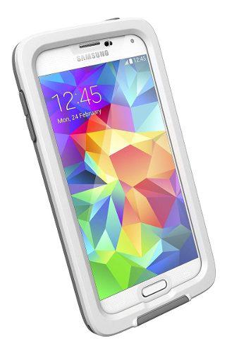 Estuche Para Samsung Galaxy S5 Fre White/clear En/fr/sp/pt
