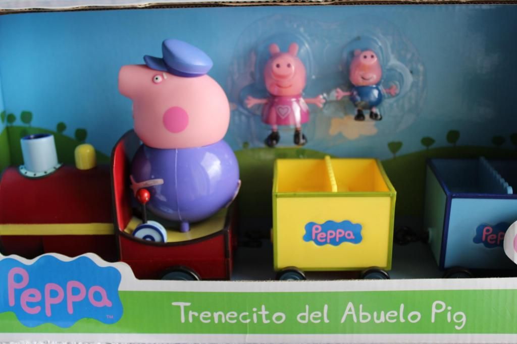 PEPA PIG EN EL TREN DEL ABUELO. NUEVO MARCA BOING TOYS