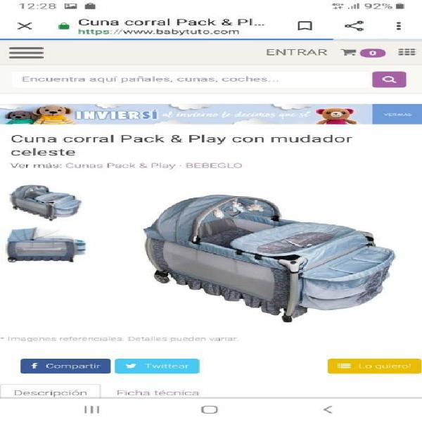 Vendo Corral para Bebe