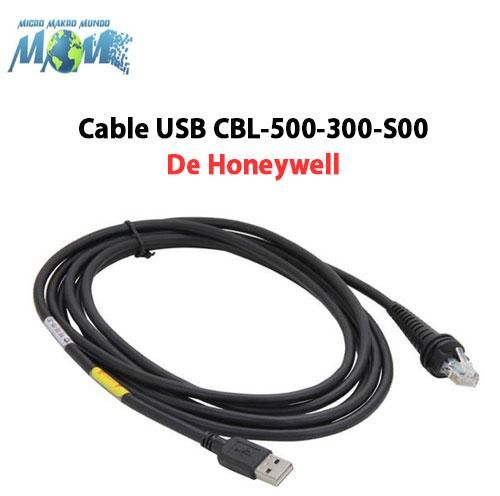 Cable Usb Cbl--s00 De Honeywell, 3 Metros