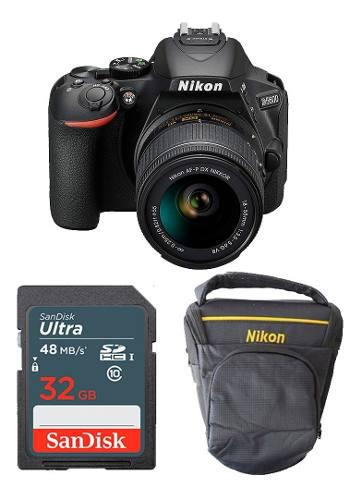 Cámara Nikon D5600 Kit 18-55mm + 32gb + Estuche.