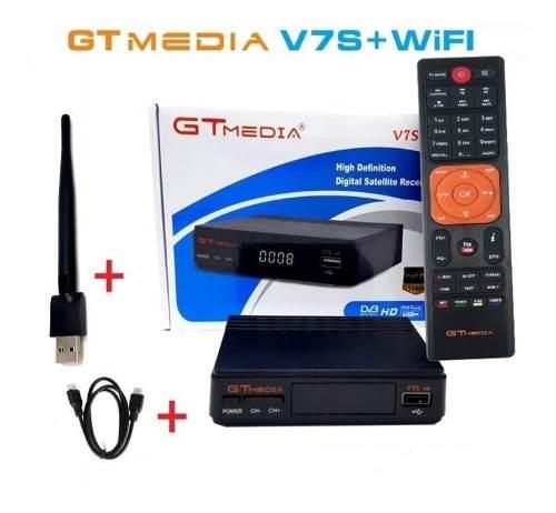 Freesat Gt Media V7s Hd + Antena Wifi Fta