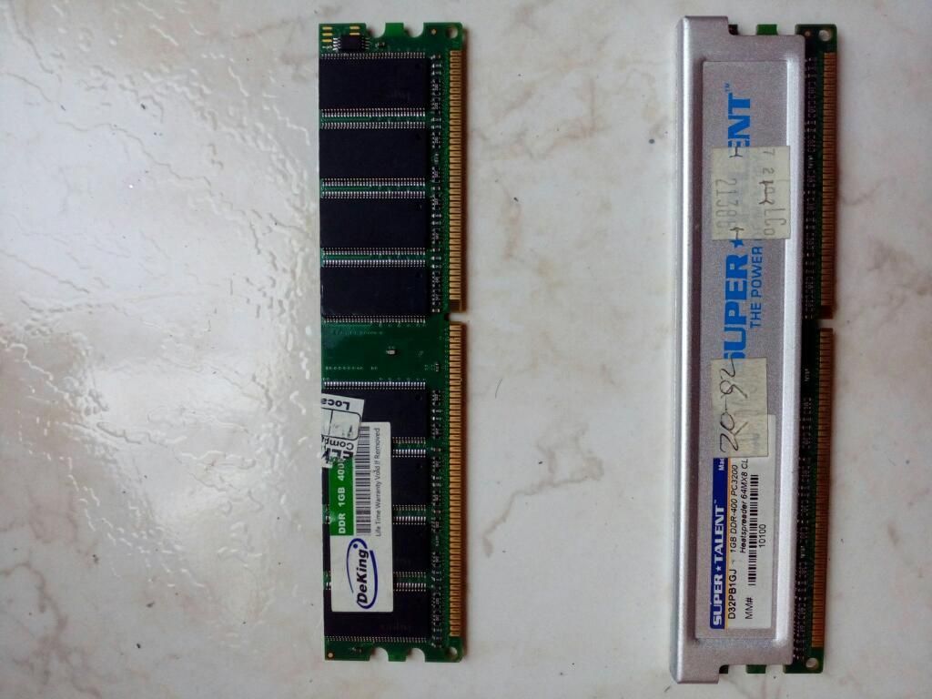 Memoria Ram Ddr1 de 1 Giga 400 Mhz