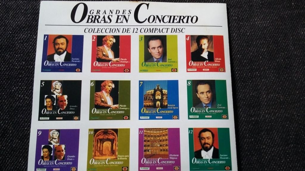 12 grandes obras en concierto clasica X12 cds coleccion