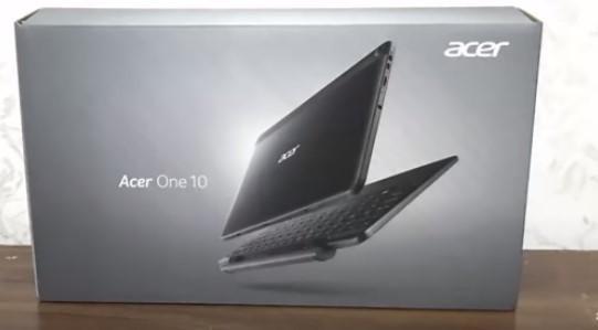 Acer One 10 10.1” Notebook and Tablet