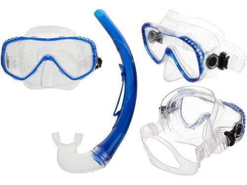 Gafas + Snorkel De Buceo Profesional Aquatek Con Obsequio