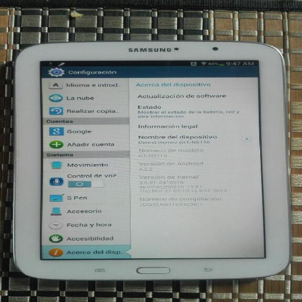 Galaxy Note 8.0 Gtn5110