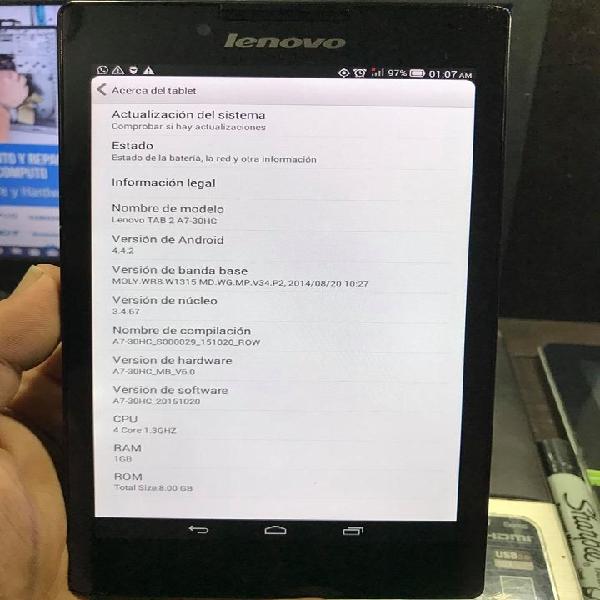 Tablet y Celular Lenovo tab2 A7-30HC