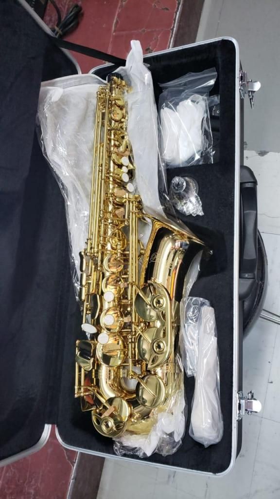 Vendo Saxofon Alto MARCA PRELUDE con accesorios,