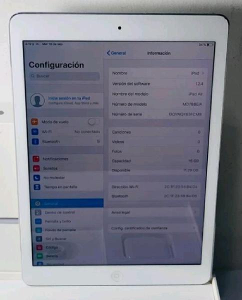 iPad Air 1 de 16 G. Teclado Belkin
