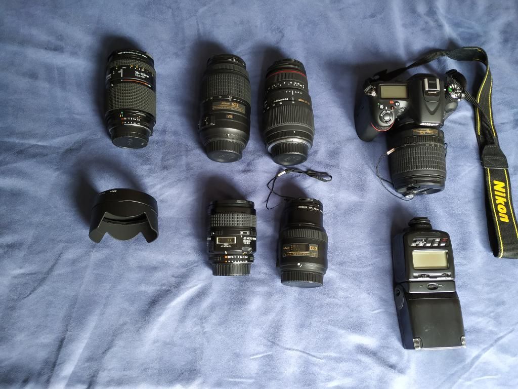 Kit Camara Nikon D Mas 6 Lentes