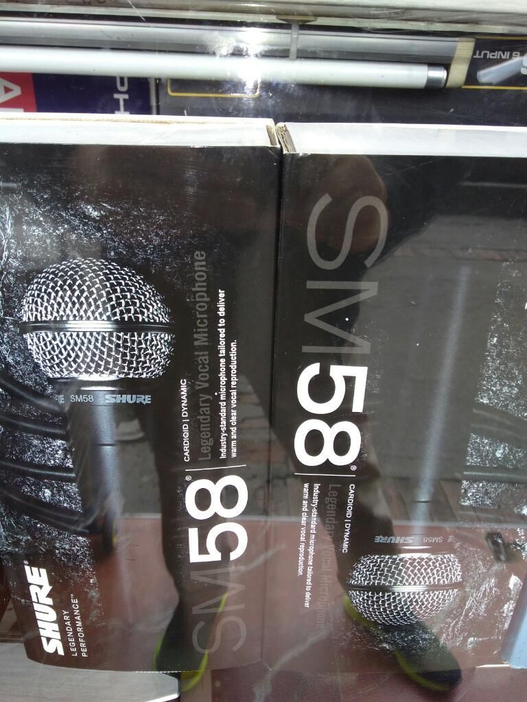 Micrófonos Shure Sm58