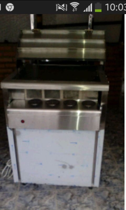 Carrito asador de arepas Boyacense