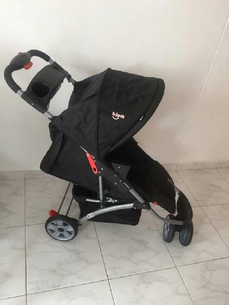 Coche Marca Bium Y Portabebe Como Nuevo