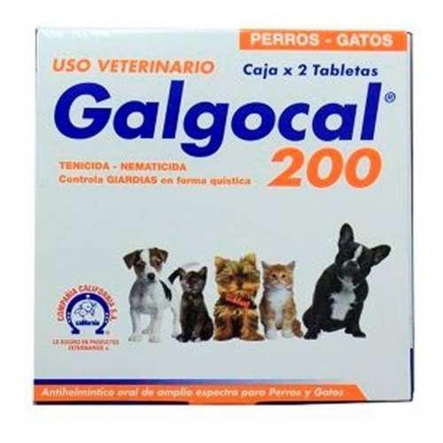 Galgocal Desparasitante 200 X 2 Tabletas