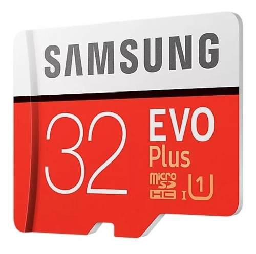 Memoria Micro Sd 32gb Samsung Clase 10 Evo Plus 95mbs 4k