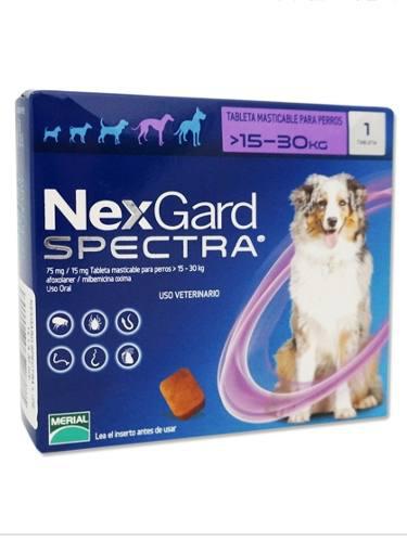 Nexgard Spectra 15-30 Kg Antipulgas- Desparasitante