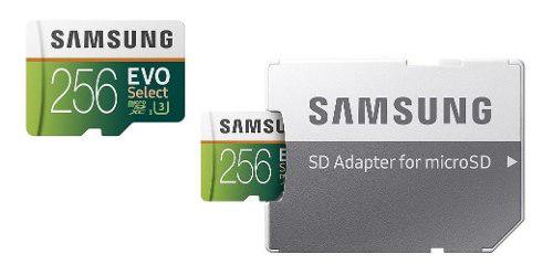Samsung 256gb 100mb/s (u3) Microsdxc Evo Select Memory Card