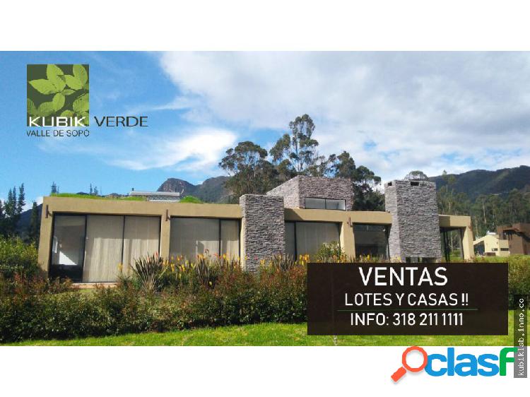 VENTA CASAS KUBIK VERDE SOPÓ, BOGOTA