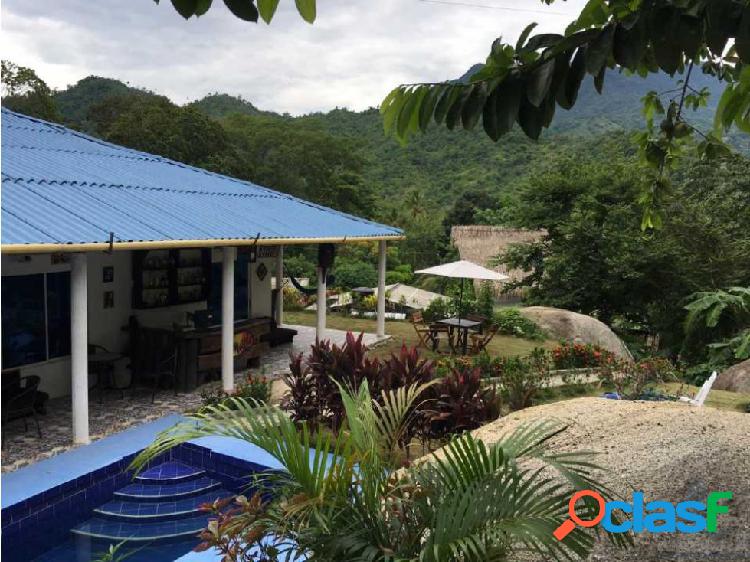 VENTA HOSTAL PARQUE TAYRONA SANTA MARTA