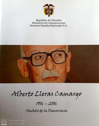 Carpeta Alberto Lleras Camargo-2006- Filatelia - Estampillas