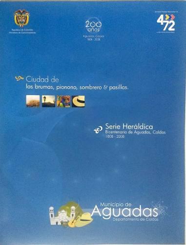 Carpeta Municipio De Aguadas 1808 2008-filatelia-estampillas