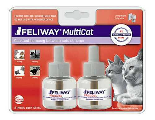 Feliway 2 Multicat/friends Repuestos Difusor - Disponible Ya