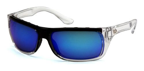 Pyramex Venture Gear Vallejo Sunglasses, Clear Frame/ice Blu