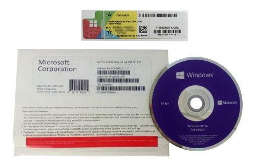 Windows 10 Pro Oem Licencia Fisica