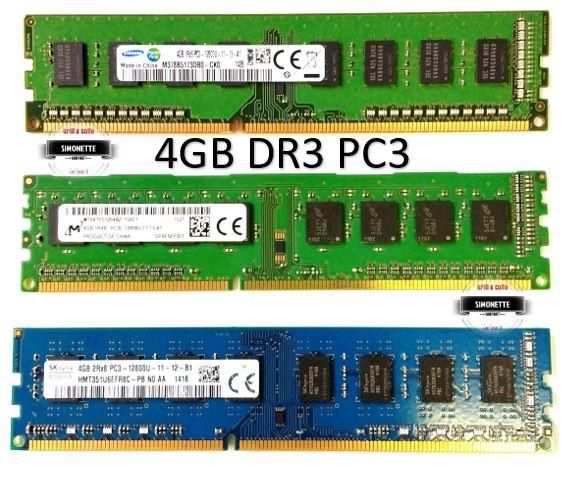 MEMORIAS DR3 PC3 2GB 4GB