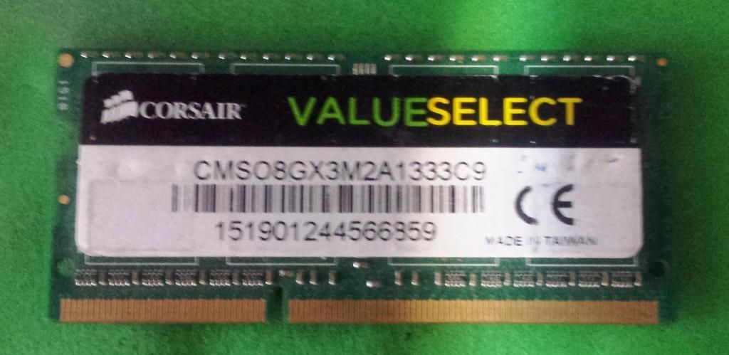 Memoria DDR3 8 gigas para portatil