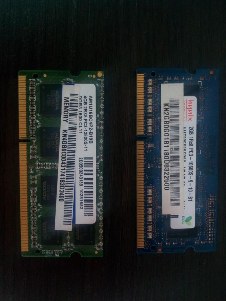 Memoria ram para portatil