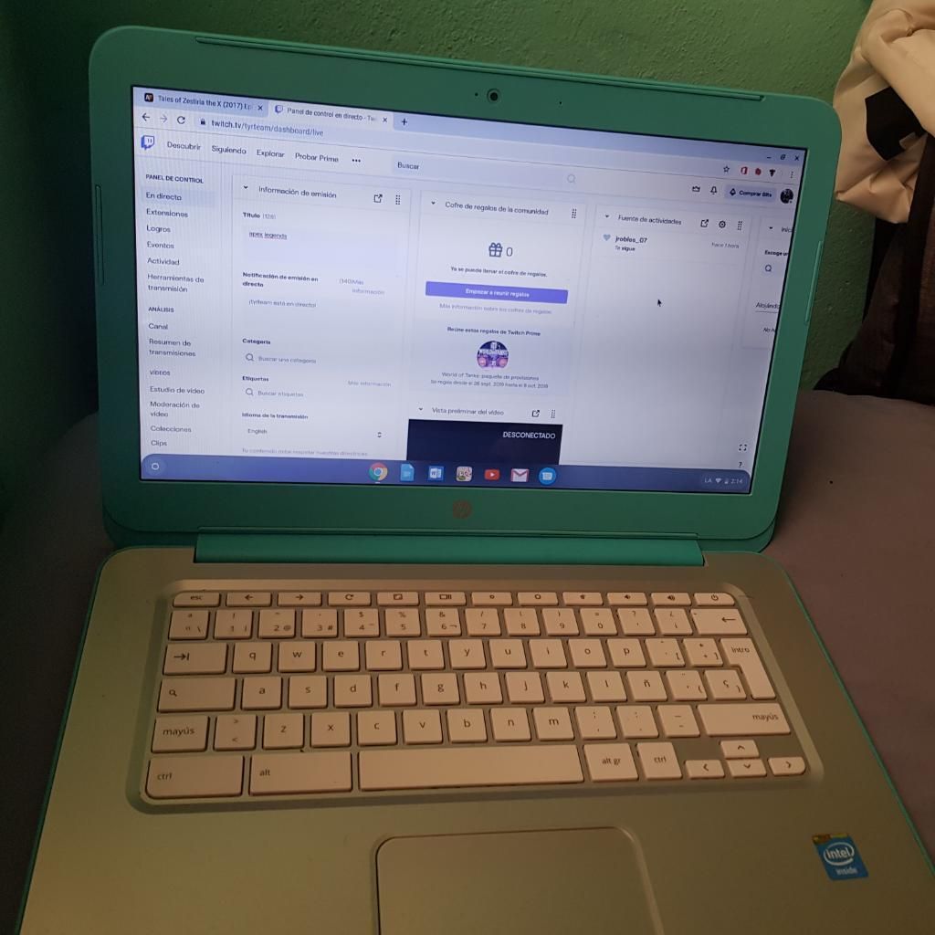 Vendo Chromebook Hp Barato