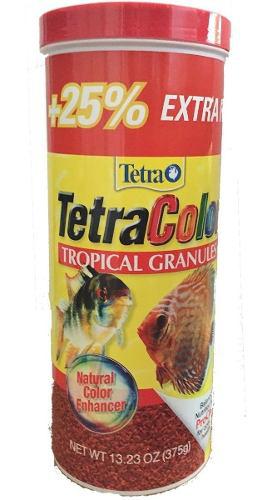 375 Gramos Tetra Color Alimento Peces Acuario
