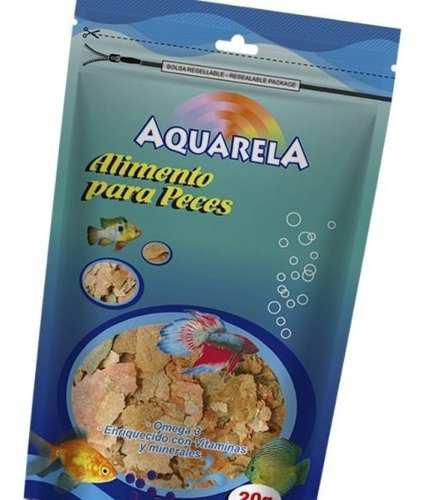 Alimento Peces Aquarela Enriquecida Omega 3