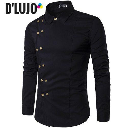 Camisas Hombre Manga Larga Exclusiva + Reloj Elegante