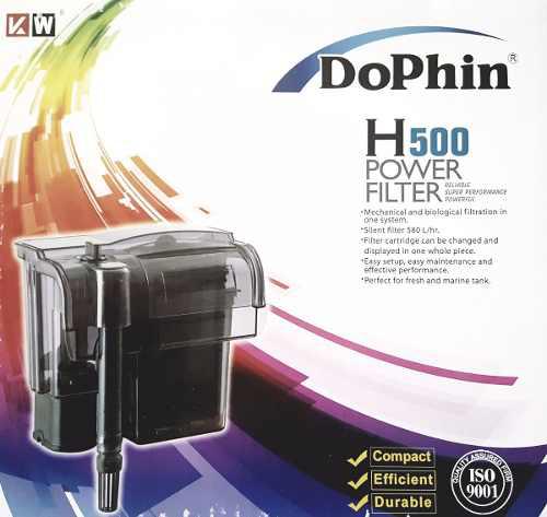 Filtro Cascada Dophin H500 580 L/h Acuario Silencioso