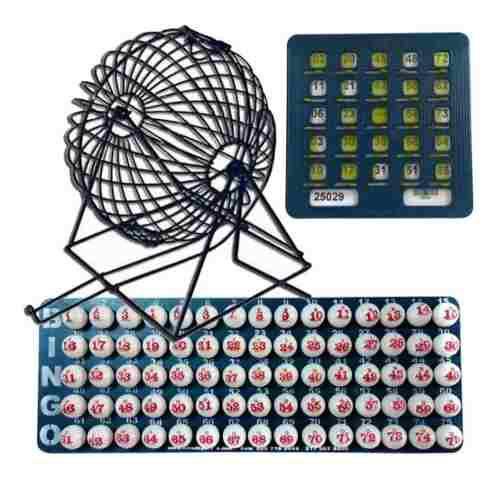 Juego De Bingo Grande Completo + 20 Tablas Plasticas