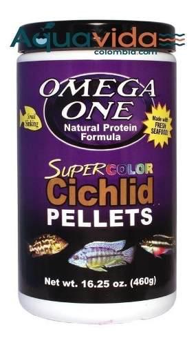 Super Color Cichlid Pellets Large 567gr Omega One Para Peces
