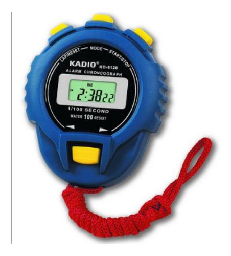 Cronometro Profesional,digital Kadio Kd-6128, Reloj,alarma