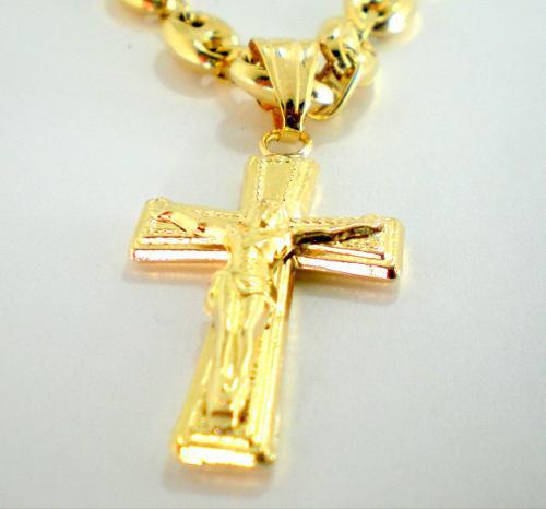 Cruz Con Cristo En Oro De 18k Ley 750 Despacho 3 Dias