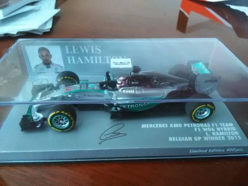 Hamilton Minichamps Fórmula 1 Mercedes 2015 1/43 Campeón