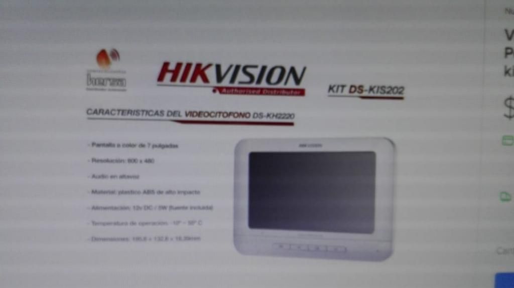 Video Porteros Hikvision Nuevos