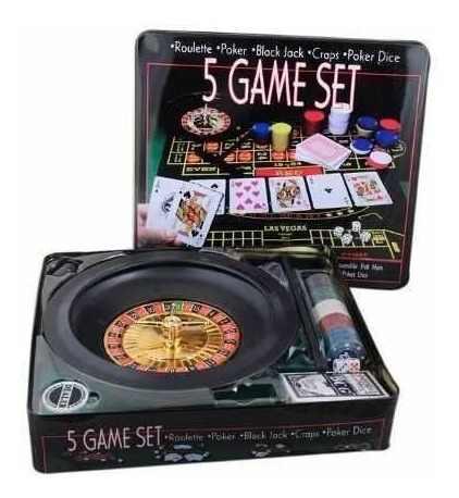 Ruleta Casino 5 Juegos En 1 Black Jack Poker Dados