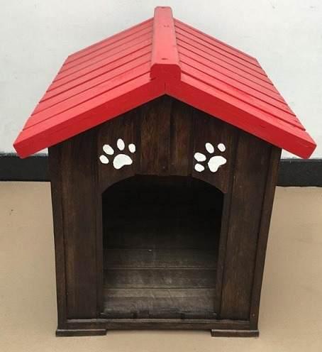 Casa Para Mascota En Madera Raza Pequeña