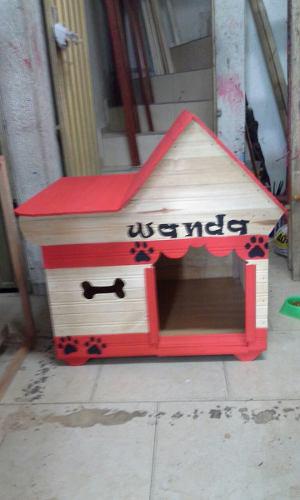 Casa Para Mascotas En Madera