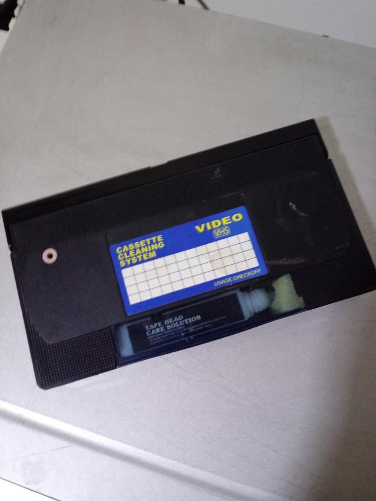Cassettes Vhs Limpiador